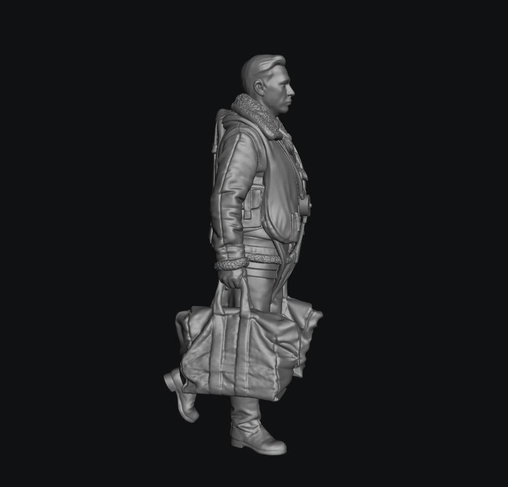 SW9270 WW2 RAF Bomber Aircrew 1 Walking