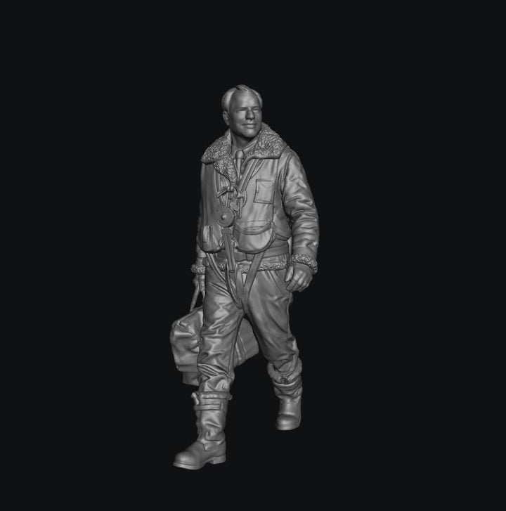 SW9270 WW2 RAF Bomber Aircrew 2 Walking