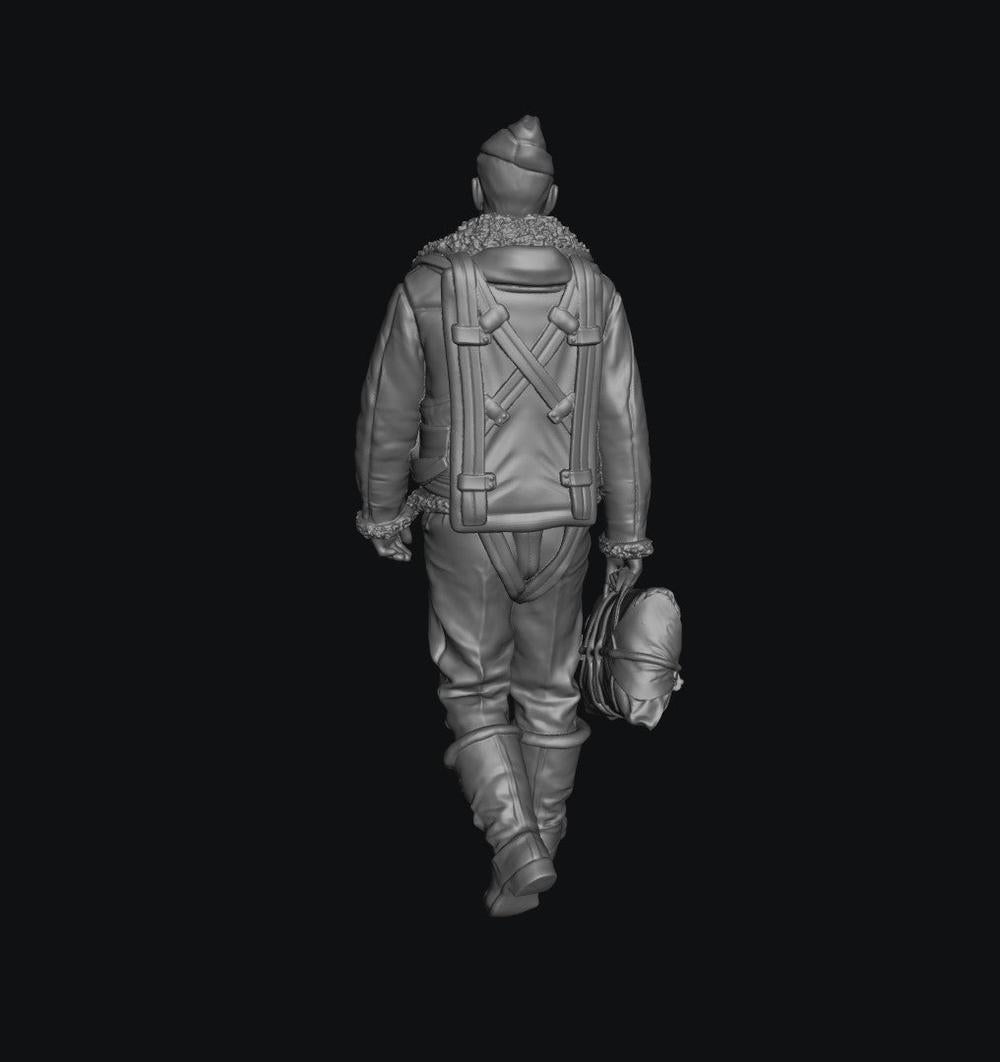 SW9270 WW2 RAF Bomber Aircrew 4 Walking