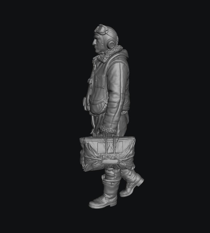 SW9270 WW2 RAF Bomber Aircrew 5 Walking