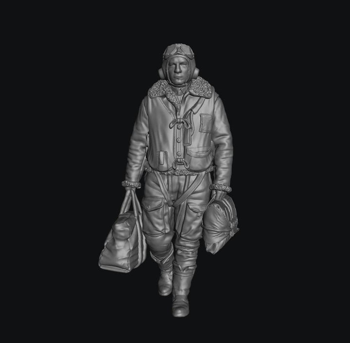 SW9270 WW2 RAF Bomber Aircrew 5 Walking