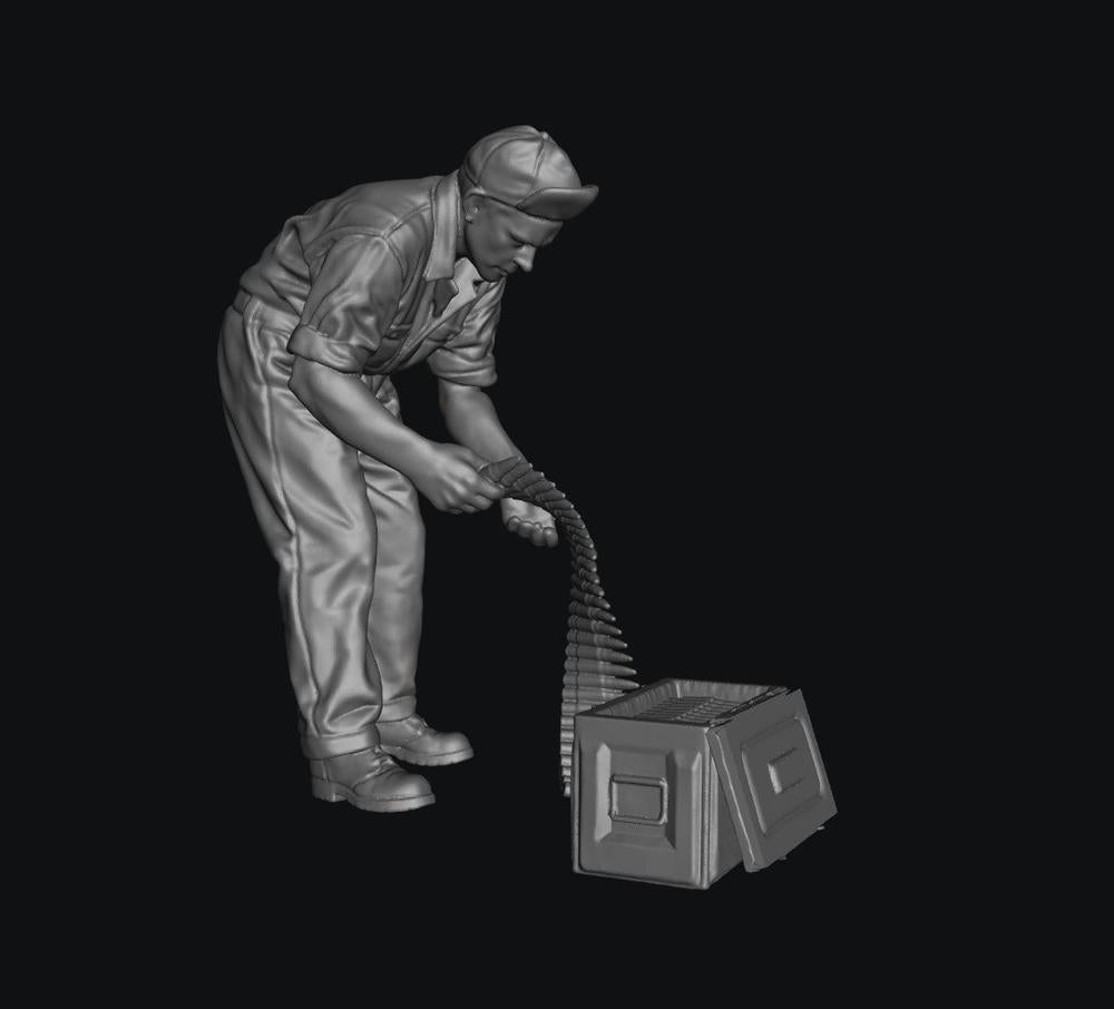 SW8243 WW2 Allied Air Force Ground Crew Ammunition Reloader 2