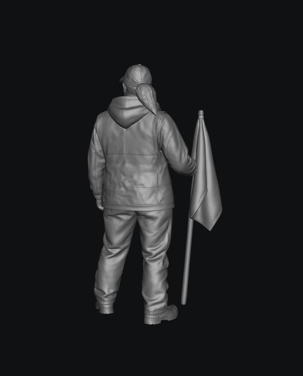 WOSC012 - Trackside Rally Crew - The All-Weather Marshal (Female)