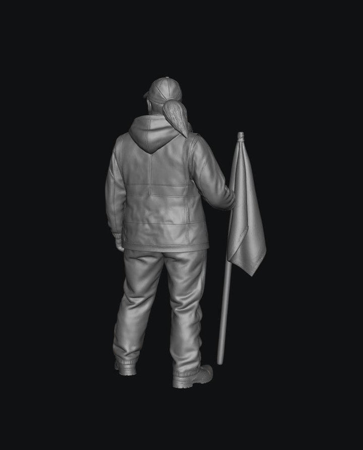 WOSC012 - Trackside Rally Crew - The All-Weather Marshal (Female)
