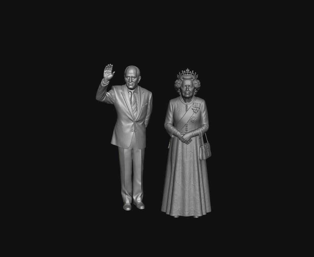 SW9303 Queen Elizabeth II and Prince Phillip