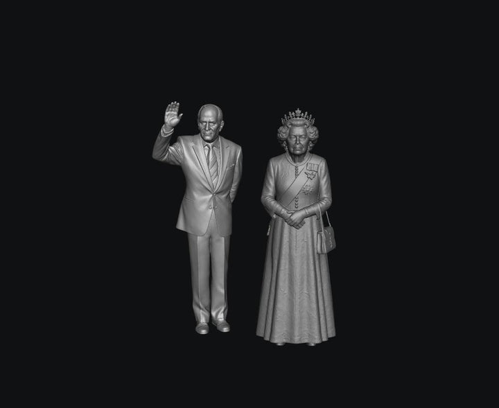 SW9303 Queen Elizabeth II and Prince Phillip