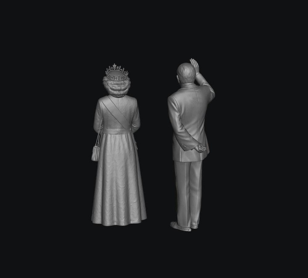 SW9303 Queen Elizabeth II and Prince Phillip