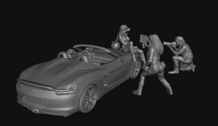 Painted- 013 - Story Scene - 718 Spyder Centerfold - The Cover Shoot Scene