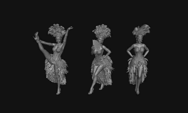 Painted-2205 Burlesque Girls 3