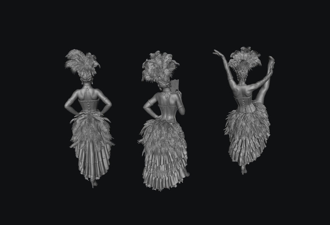 Painted-2205 Burlesque Girls 3