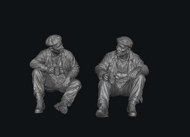 SW3126 2 Farm Hands Sitting
