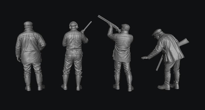 SW9332 Farmers with Shotguns