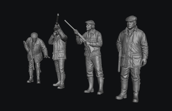 Painted-9332 Farmers with Shotguns