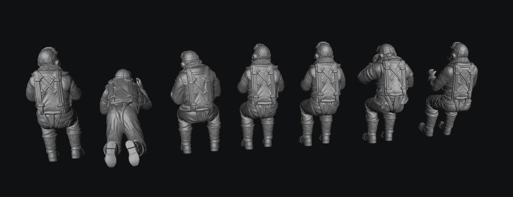 SW2209 WWII RAF Bomber Aircrew Figures