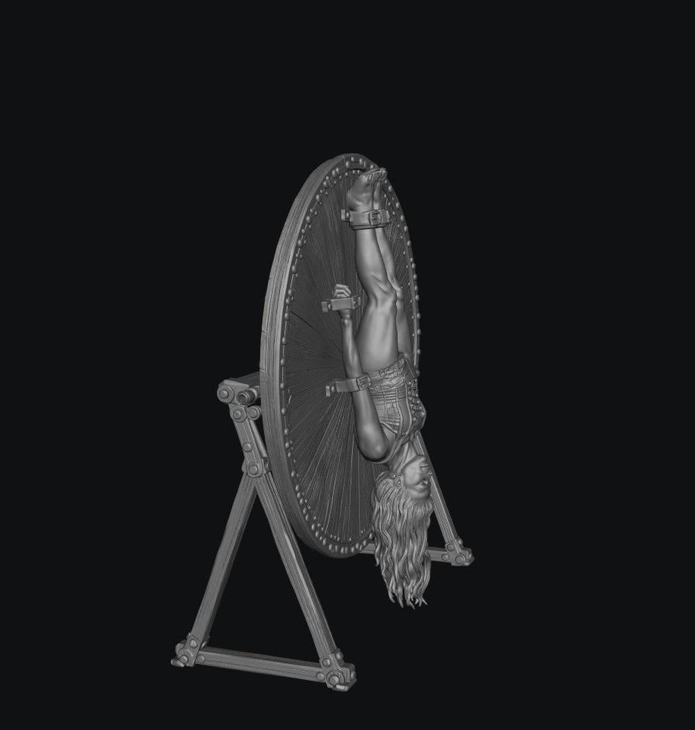 SW9500 Circus Female on knife Throwing Wheel