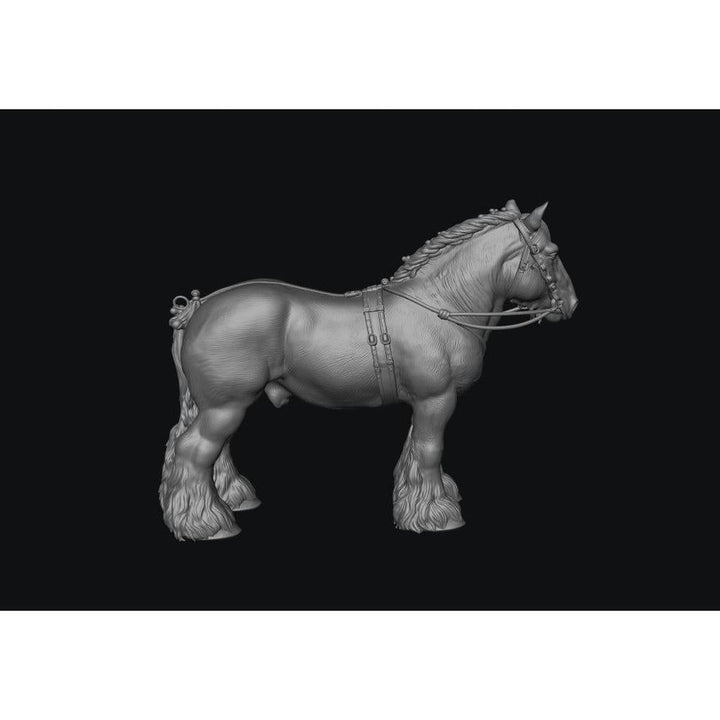SWF004 Shire Horse C in Harness