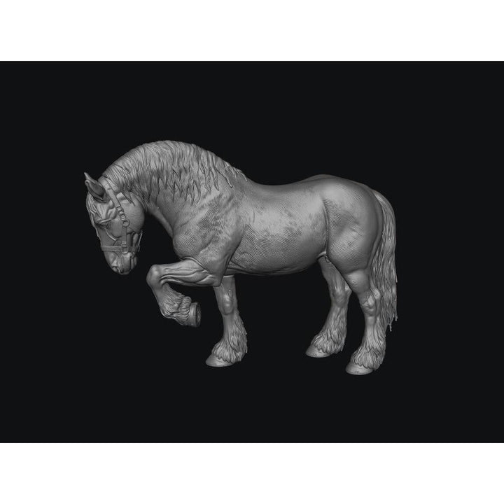 SWF004 Shire Horse D Front Foot Up