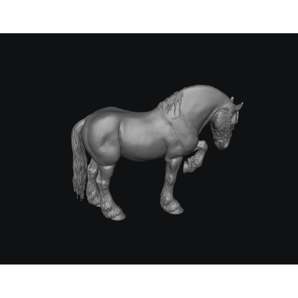 SWF004 Shire Horse D Front Foot Up