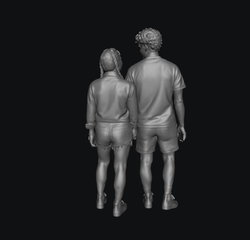 WOSC023 Bar/Pub 2 - Guest 3 - Festival Couple TT 1:120 Scale