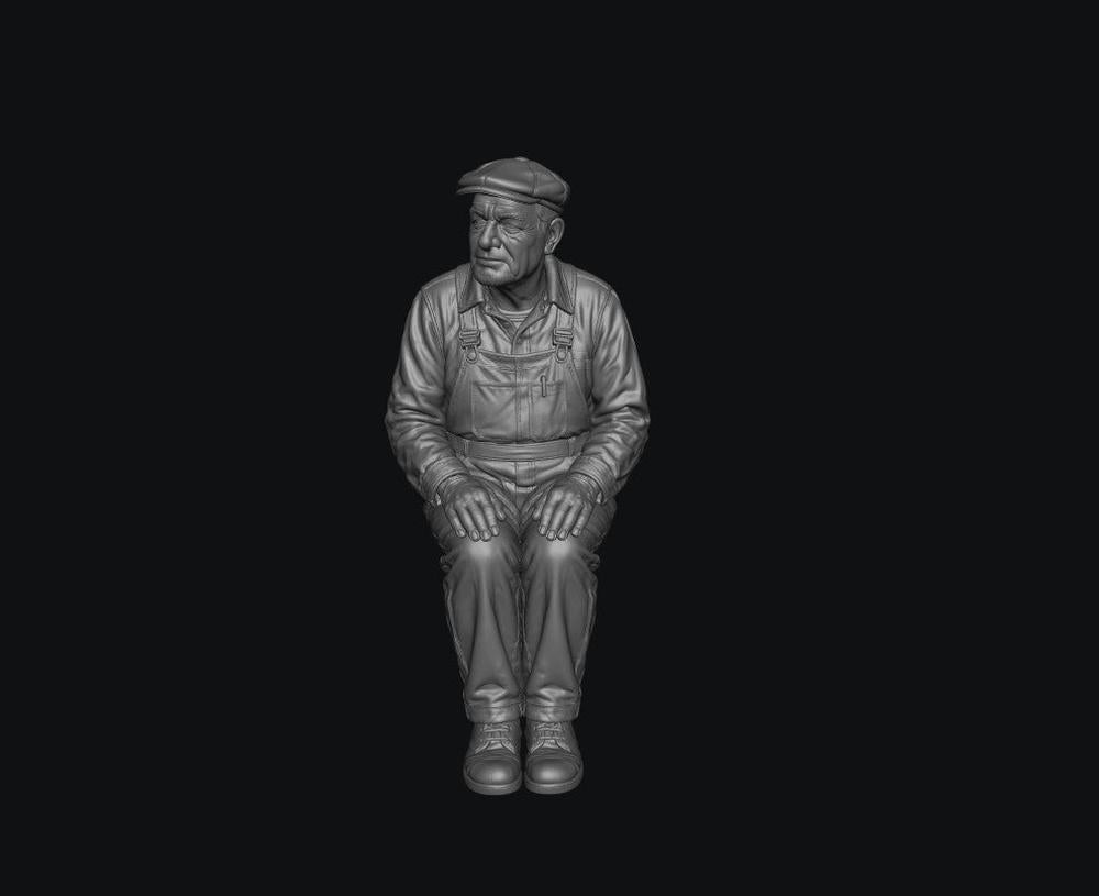 SW9546 Sitting Narrow Gauge Loco Driver