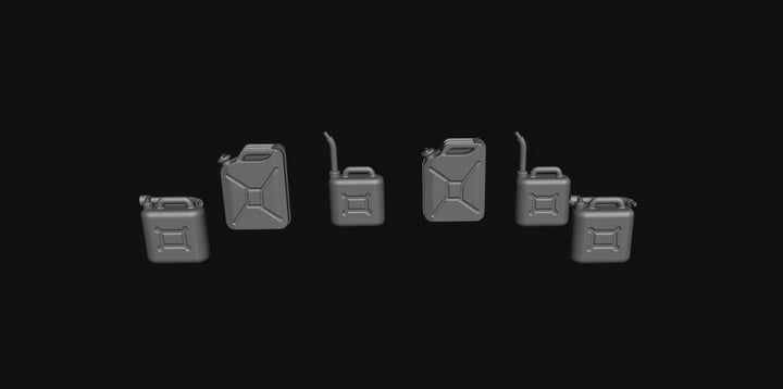 SWD058 1:64 Scale Garage Workshop Fuel and Jerry Cans Set