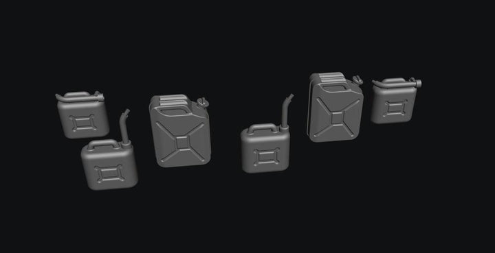 SWD058 1:64 Scale Garage Workshop Fuel and Jerry Cans Set