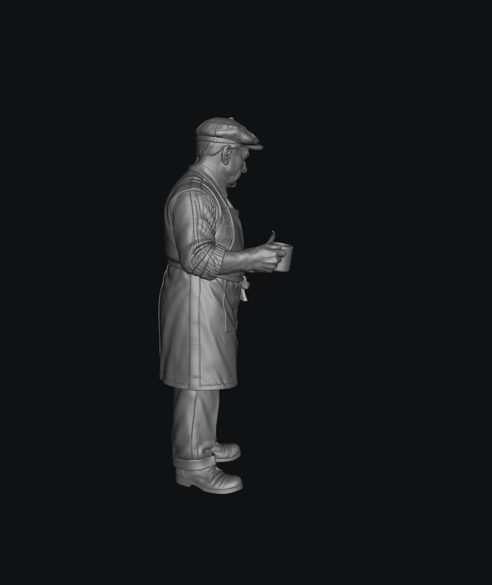 SW9564 16mm 1:19 Scale Old man on Tea Break