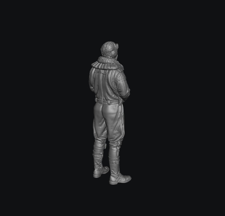 SW5042 WW2 German Fighter Pilot Standing B
