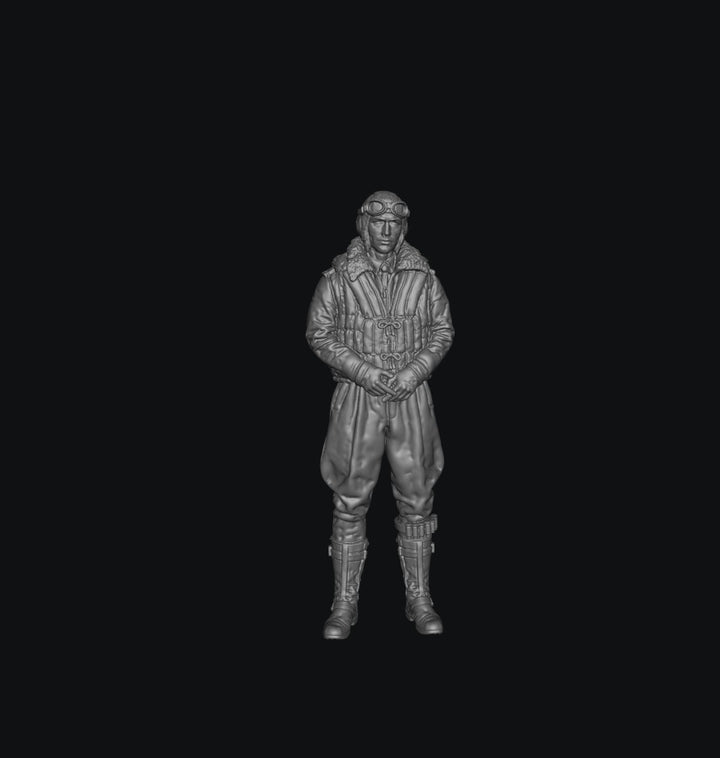 SW5042 WW2 German Fighter Pilot Standing B