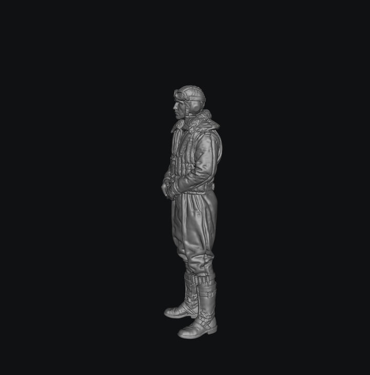 SW5042 WW2 German Fighter Pilot Standing B