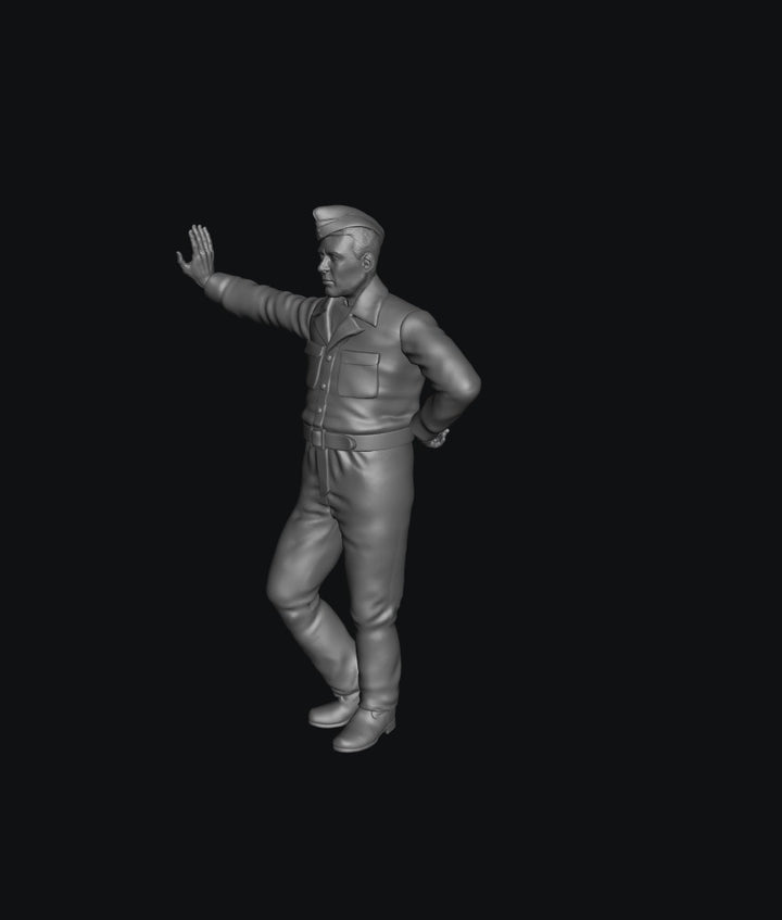 SMF1154 WW2 RAF Ground Crew Leaning A
