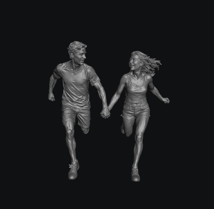 SMF9627 Happy Summer Couple Running