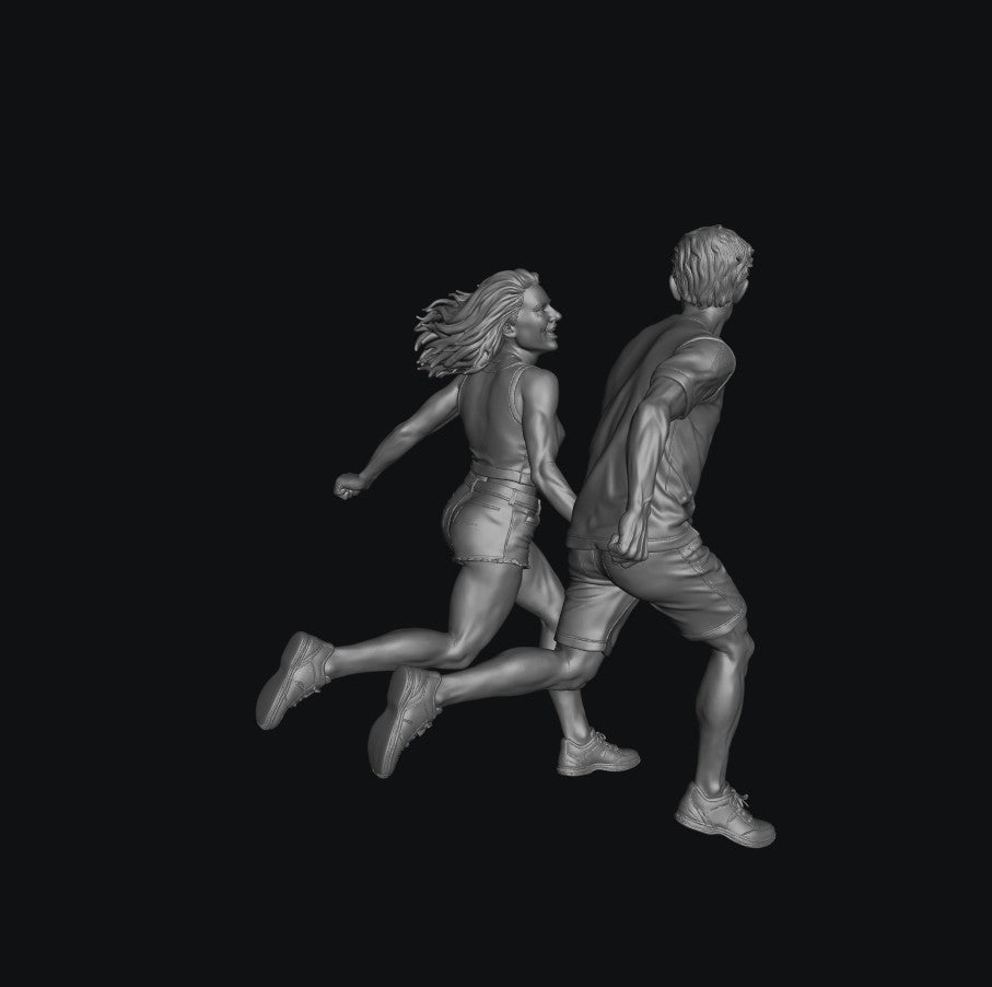 SMF9627 Happy Summer Couple Running