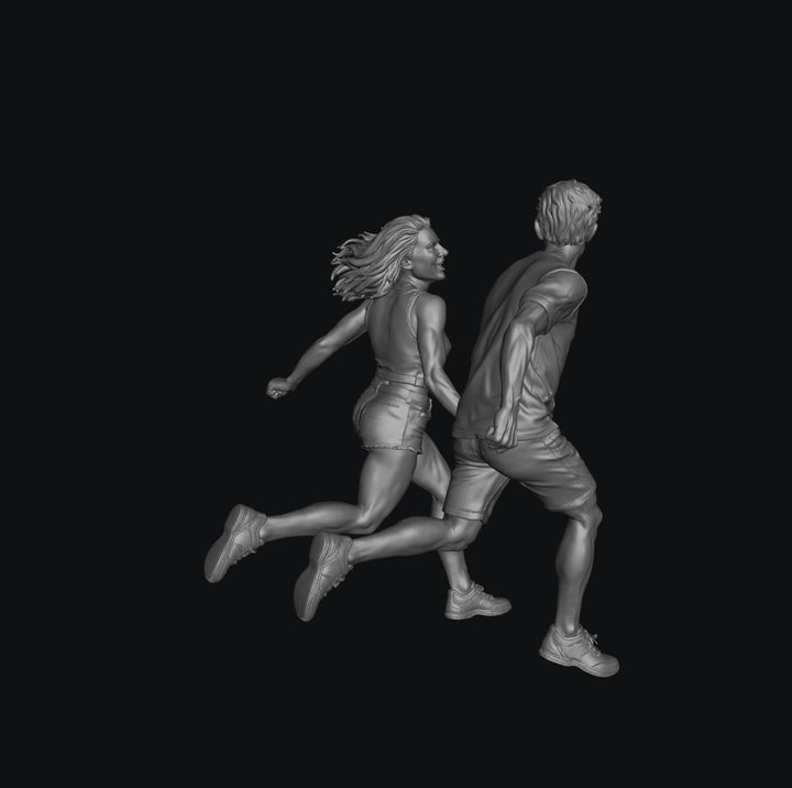 SMF9627 Happy Summer Couple Running