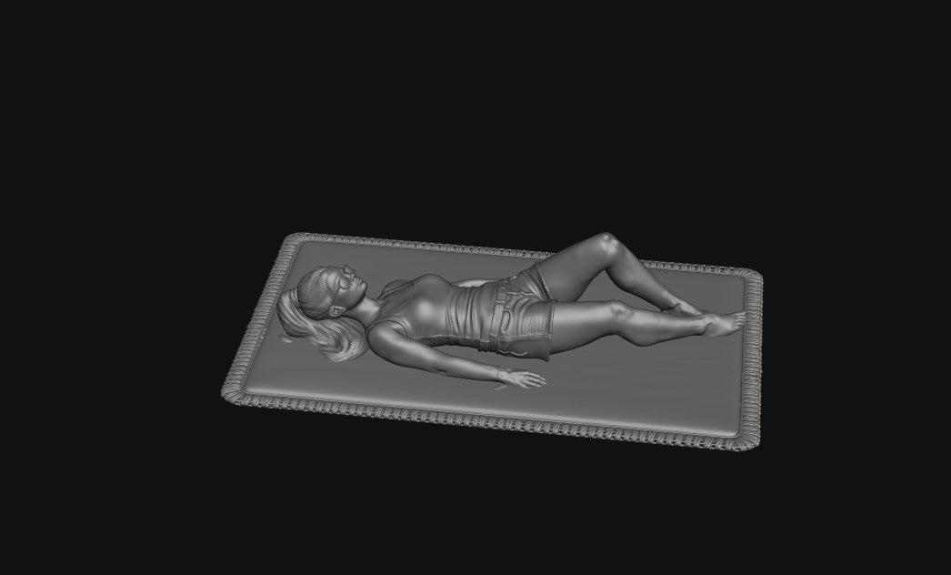 WOSC028 - Lying Around - The Sun-Seeking Tourist on Blanket