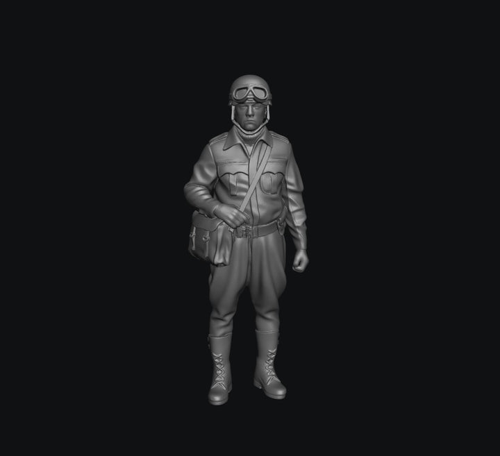 SMF4359 WW2 Dispatch Motorbike Rider
