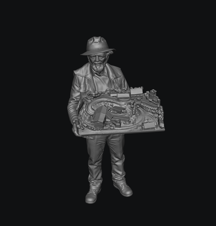 SMF5057 Model Railway Modeler with Layout - 1