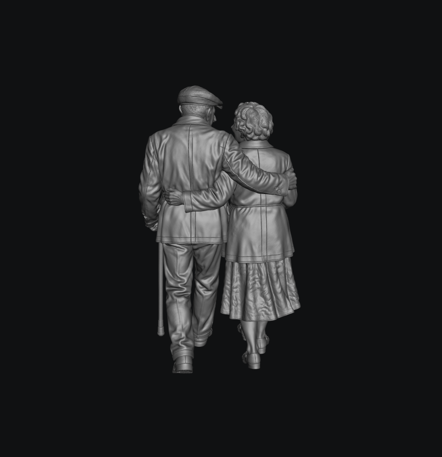 SW5139 Grandparents Walking