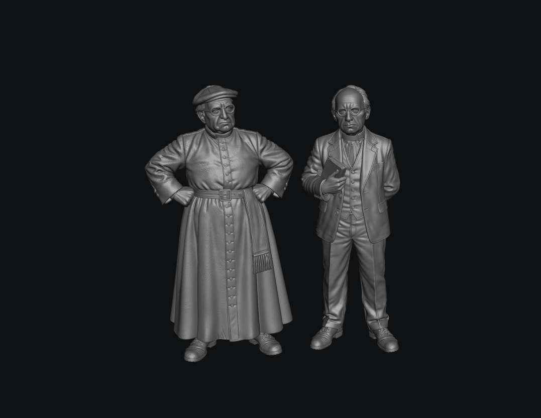 SW5167 Dads Army Vicar and Verger