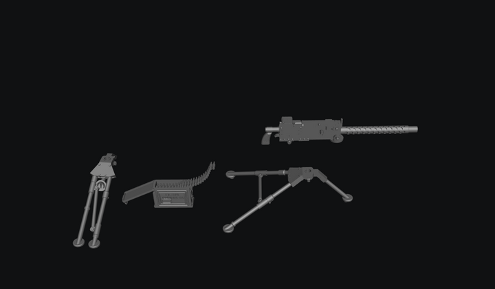 SMFD062 M1919 30 cal Machine Gun and Tripod
