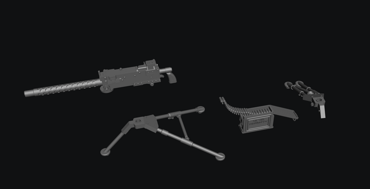 SMFD062 M1919 30 cal Machine Gun and Tripod
