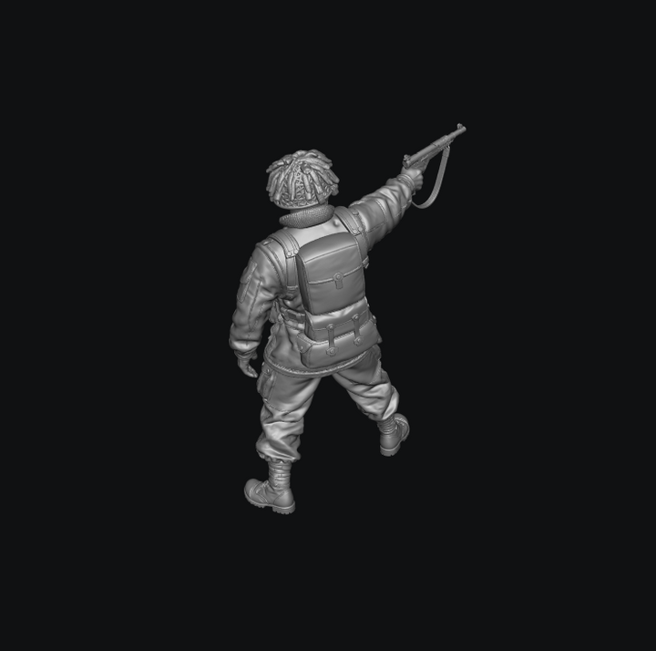 WB-UKP-001 British Paratrooper Officer Standing 1 HD