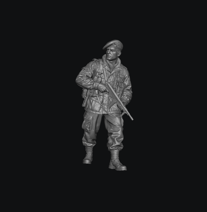 WB-UKP-001 British Paratrooper Officer Standing 2 HD