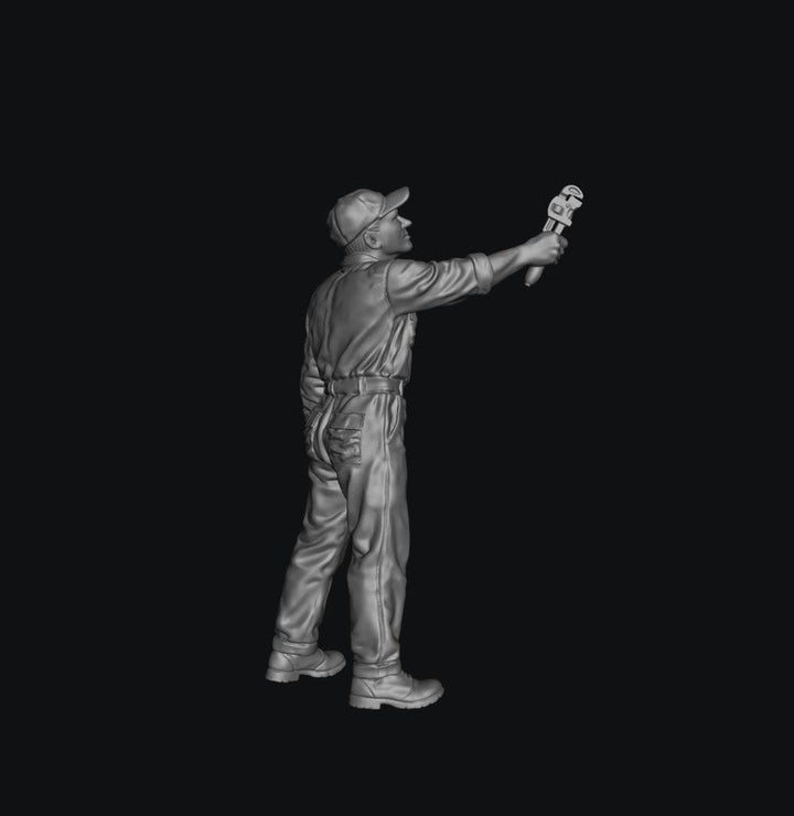 SW9283 WW2 Allied Ground Crew - Handing Over Wrench