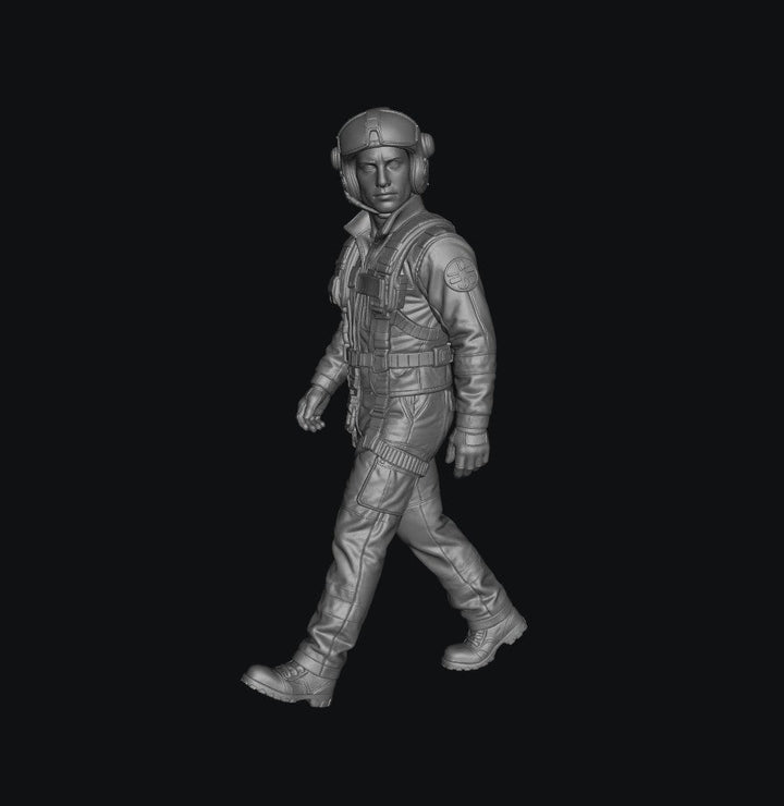 Painted-999 - Trackside Rescue Crew - Helicopter Recue Pilot