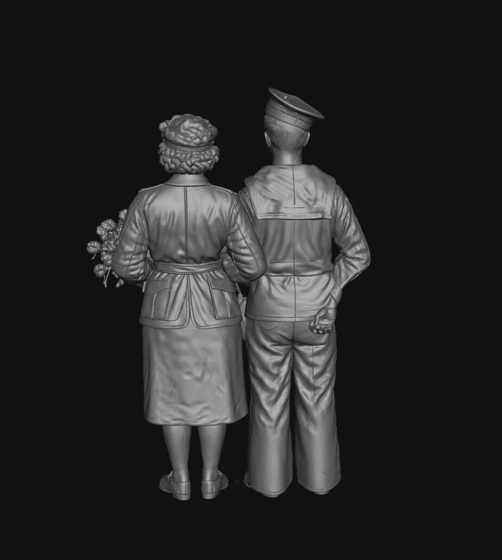 SW9331 WW2 Wedding Couple