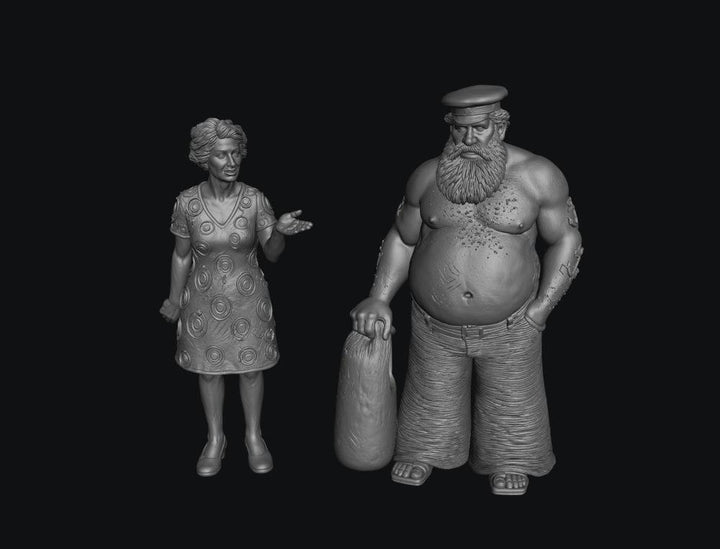 SW9509 Old Salty Sailor and Wife