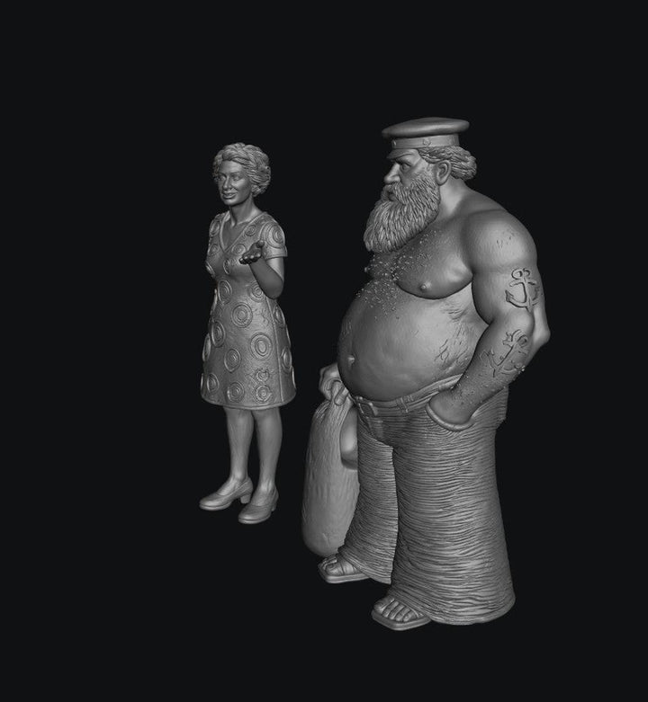SW9509 Old Salty Sailor and Wife