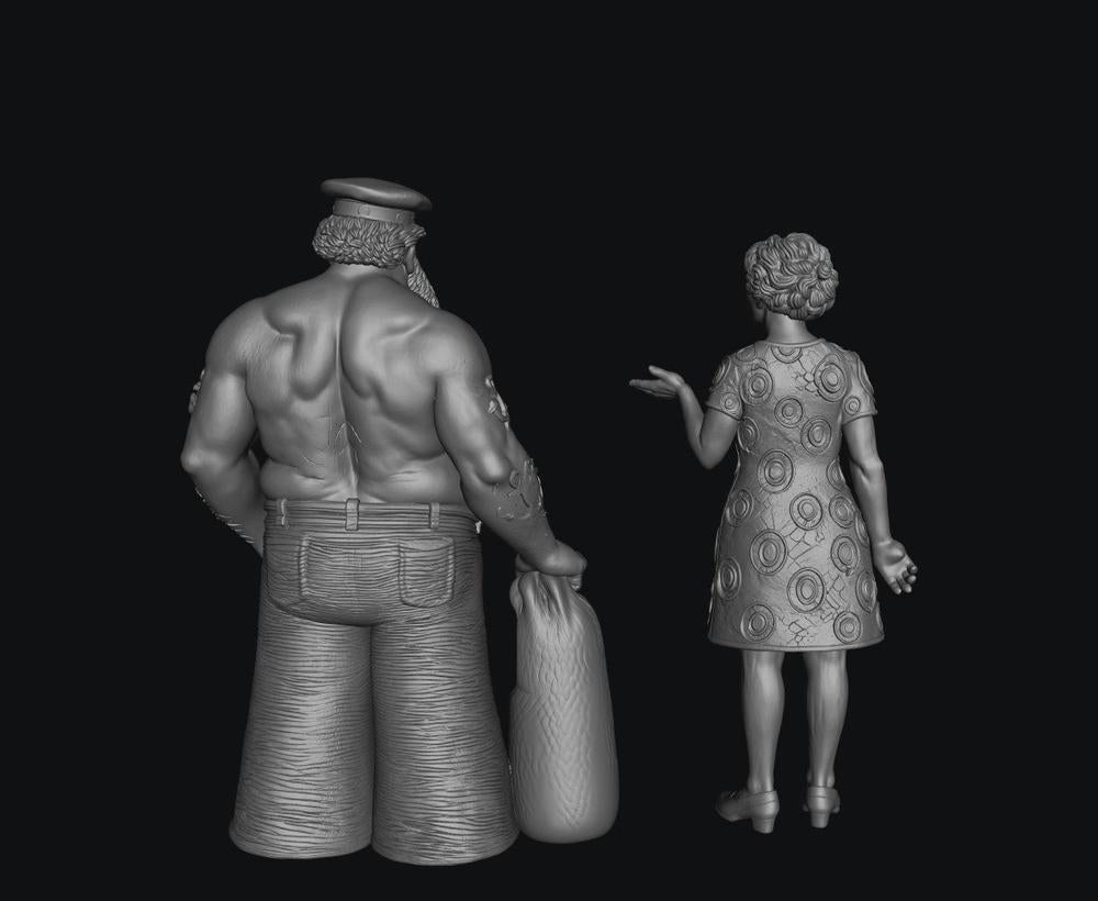 SW9509 Old Salty Sailor and Wife