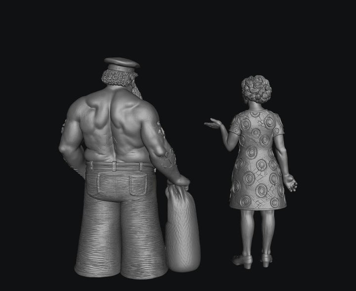 SW9509 Old Salty Sailor and Wife